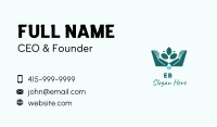 Wellness Hand Plant Droplet Business Card Image Preview