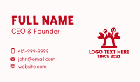 Red Bell Crab Business Card Image Preview