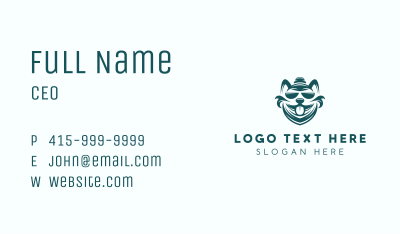 Pet Dog Grooming Business Card Image Preview