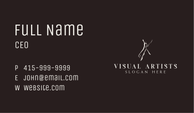 Guitarist Artist Musician Business Card Image Preview