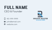 Blue Generic Letter R Business Card Image Preview