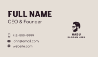 Hipster Male Barbershop Business Card Image Preview