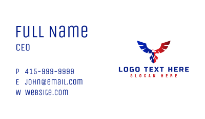 Modern Eagle USA Business Card Image Preview