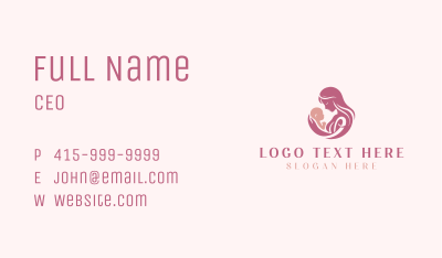 Maternal Mom Baby Business Card Image Preview