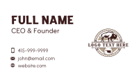 Bison Oklahoma Ranch Business Card Preview