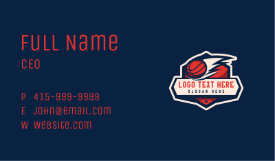 Basketball Tournament Badge Business Card Image Preview