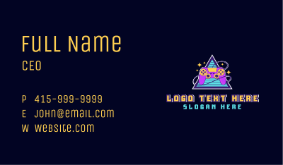 Retro Game Controller Business Card Image Preview