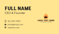 Flame Pig Barbecue Business Card Design