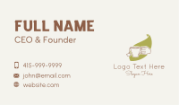 Matcha Leaf Line Business Card Image Preview