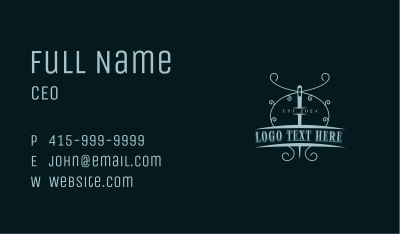 Needle Knitter Yarn Business Card Image Preview