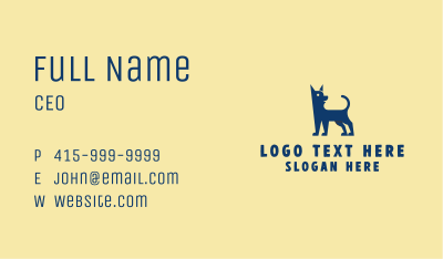 Happy Dog Shelter Business Card Image Preview