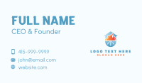 Heating & Cooling Home Business Card Image Preview