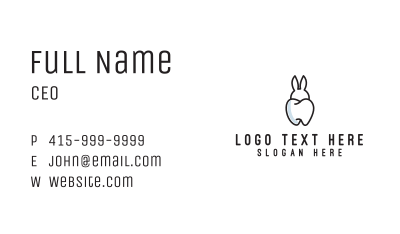 Rabbit Tooth  Business Card Image Preview