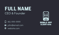 Men Mobile App Business Card Image Preview