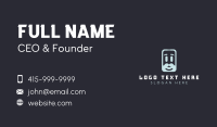 Men Mobile App Business Card Preview