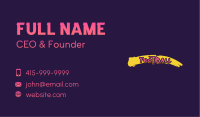Streetwear Skate Shop Business Card Image Preview