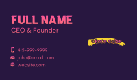 Streetwear Skate Shop Business Card Image Preview