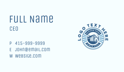 Property Roof Housing Business Card Image Preview