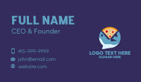 Seafood Shark Pizza Business Card Image Preview