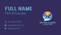 Seafood Shark Pizza Business Card Image Preview