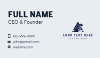 Triangle Skull Rockstar Business Card Preview