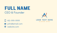 Generic Letter A Arrow Business Card Image Preview