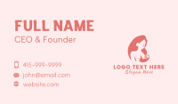 Pregnant Woman Business Card Image Preview