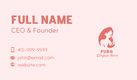 Pregnant Woman Business Card Image Preview