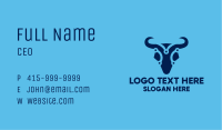 Digital Blue Bull Business Card Image Preview