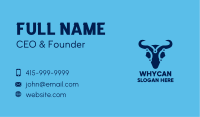 Digital Blue Bull Business Card Image Preview