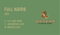 Ice Skating Bear Letter B Business Card Design Image Preview