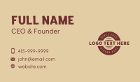 Classic Cafe Business Business Card Image Preview