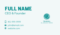 Surfing Waves Resort Business Card Image Preview