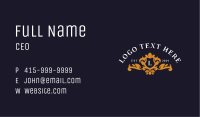 Luxury Garden Event Business Card Image Preview