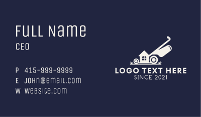 Home Lawn Care  Business Card