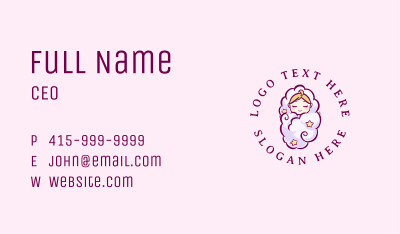 Baby Cloud Child Business Card Image Preview
