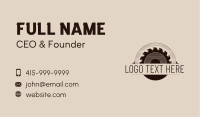 Vintage Carpentry Saw Business Card Image Preview