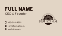 Vintage Carpentry Saw Business Card Image Preview