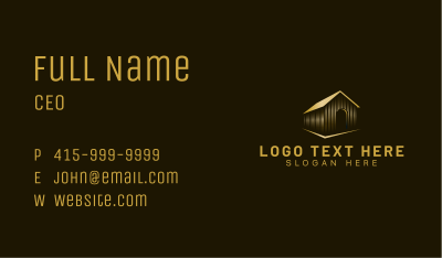 Luxury House Real Estate Business Card Image Preview