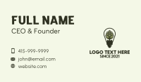 Beer Hops Light Bulb  Business Card Image Preview
