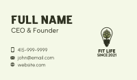 Beer Hops Light Bulb  Business Card Image Preview