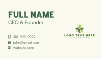 Greenhouse Grass Landscaping Business Card Preview