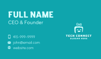 Robot Tech Smile Business Card Image Preview