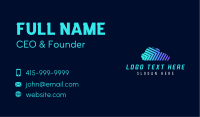 Cloud Data Storage Business Card Image Preview