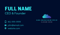 Cloud Data Storage Business Card Image Preview