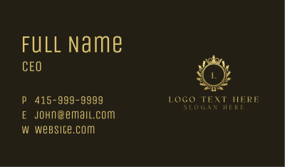 Regal Crown Royalty Business Card Image Preview