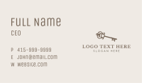 Vintage Lock Key Business Card Image Preview