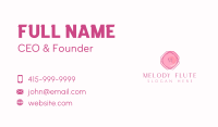 Feminine Watercolor Frame Business Card Image Preview