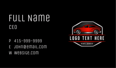 Repair Automotive Car Business Card Image Preview