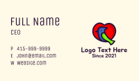 Lovely Heart Bird Business Card Image Preview